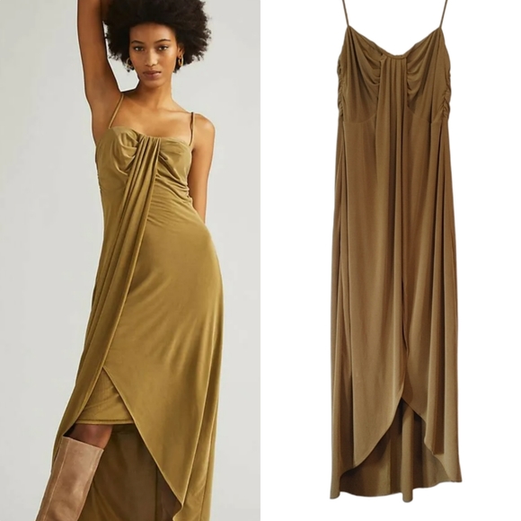 Anthropologie Slim Knit Midi Dress - Picture 1 of 12